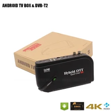 Android TV BOX With DVBT2 Amlogic S905X Quad Core Two In One TV Receiver Built-In Multiple APPS Support 4K Display TV BOX