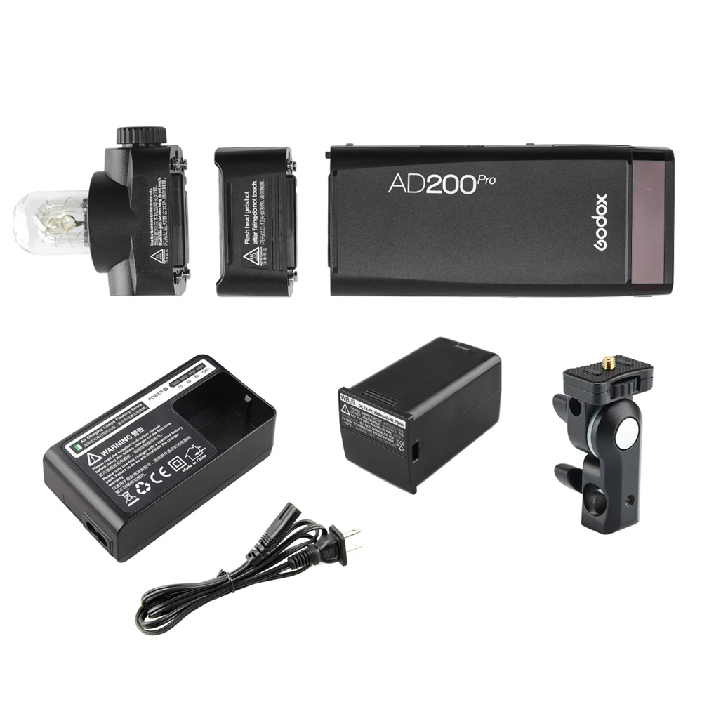 Карманная вспышка Godox AD200Pro TTL 2 4 Вт 1/8000G HSS 2900 мАч литий ионная батарея Внешняя для