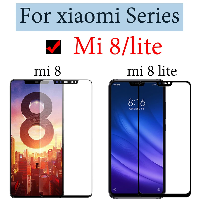 Стекло на Ksiomi Mi 8 Lite для Xiaomi Xiaomei Mi8 световая камера защита Xiaomi8 pro Xiomi se Xaomi