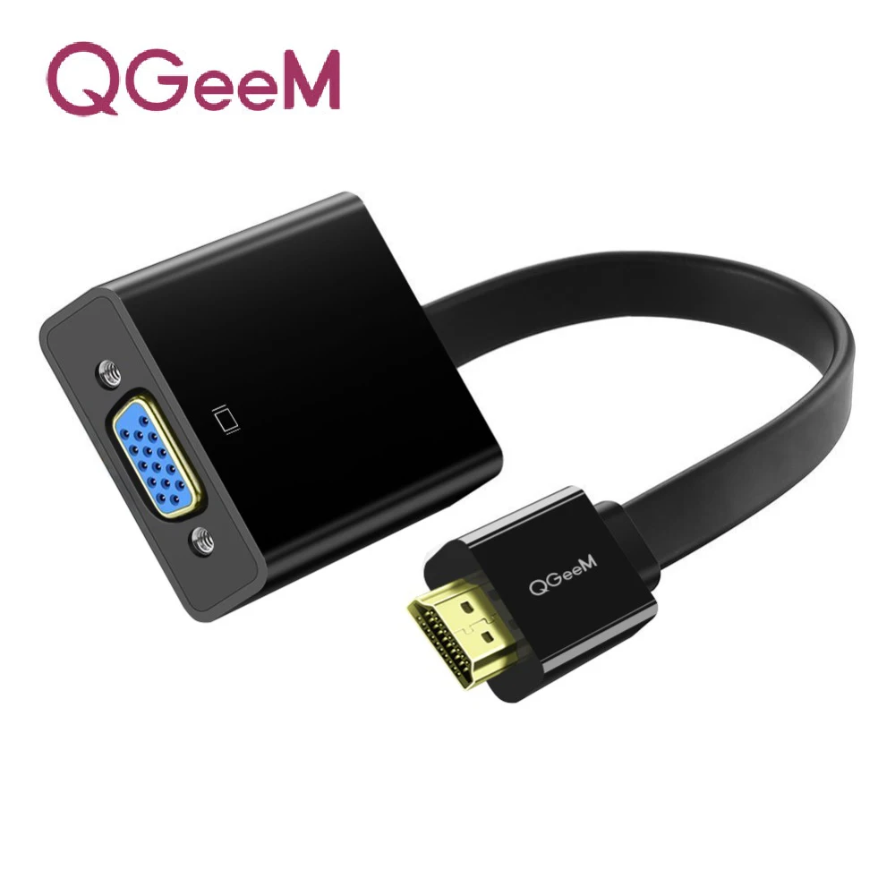 QGeeM HDMI to VGA adapter Digital to Analog Video Audio Converter font b Cable b font