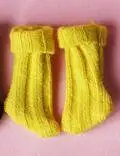 1 пара, мода 1/6, кукольные носки для OB11 obitsu 11 Holala Blyth Doll, короткие носки для куклы, аксессуары для обуви - Цвет: yellow