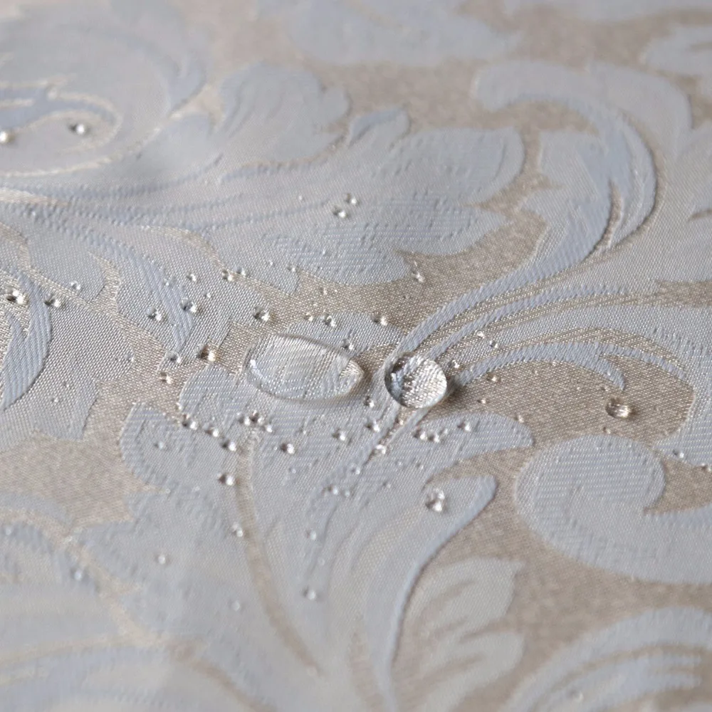  UFRIDAY Rectangle Tablecloth Leaves Jacquard Waterproof Polyester Table Cover Cloth for Living Room