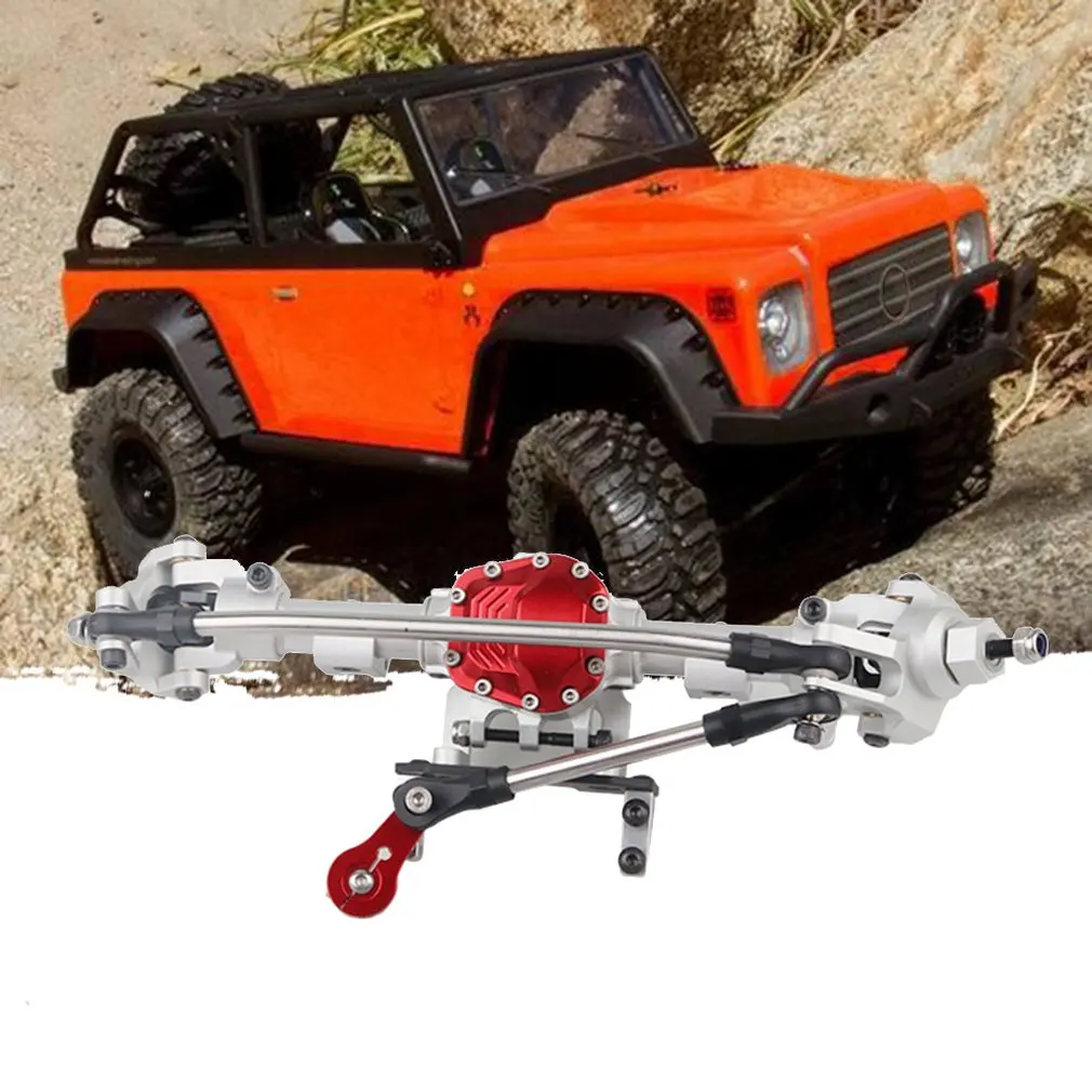 Прочное использование SCX10 II Сплав передний задний Прямой полный мост для 1/10 RC Гусеничный автомобиль осевой SCX10 II 90046 90047 Запчасти для обновления
