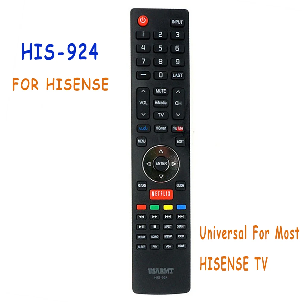 Универсальный его-924 удаленных Управление для HISENSE ТВ 99% Hisense ЖК-дисплей