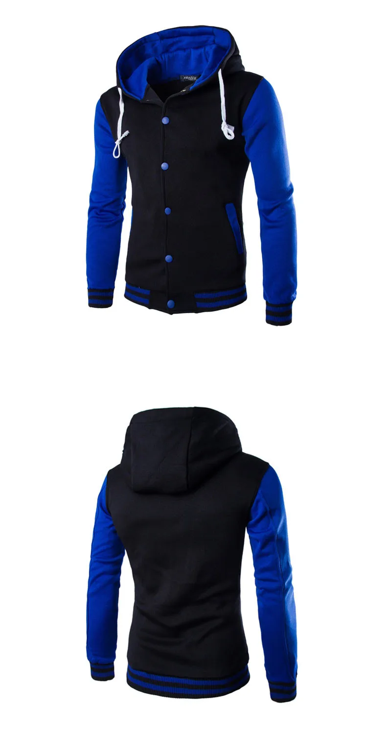 2020 New Men/Boy Baseball Jacket Men Fashion Design Wine Red Mens Slim Fit College Varsity Jacket Men Brand Stylish Veste Homme