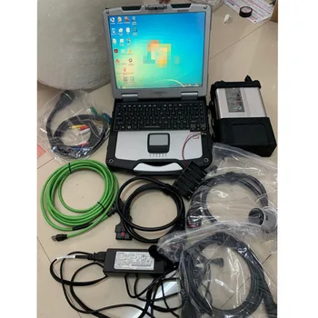 

MB Star C5 SD interface cables V06/2020 software Used Laptop CF-30 4G CF30 and HDD for auto diagnosis Tools Scanner Code Reader