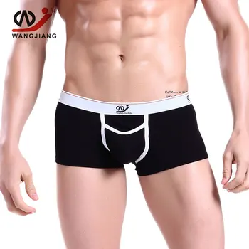 

WJ Male Underwear Cueca Boxer Homme Masculina Slip Homme Male Underwear Calzoncillos Spandex Mens Boxer Shorts Brand Clothing