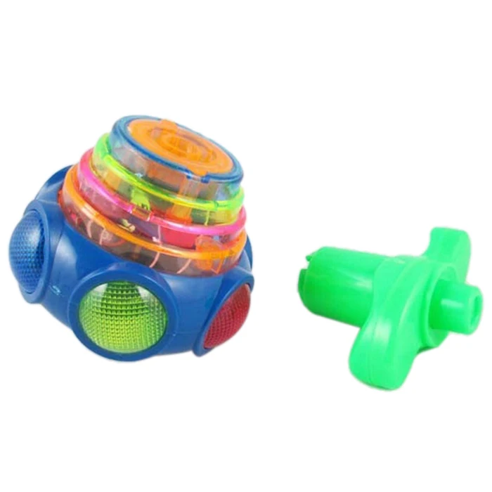 Горячие Миньоны красочные свет и музыкальный Волчок Peg-Top спиннинговые топы детские игрушки