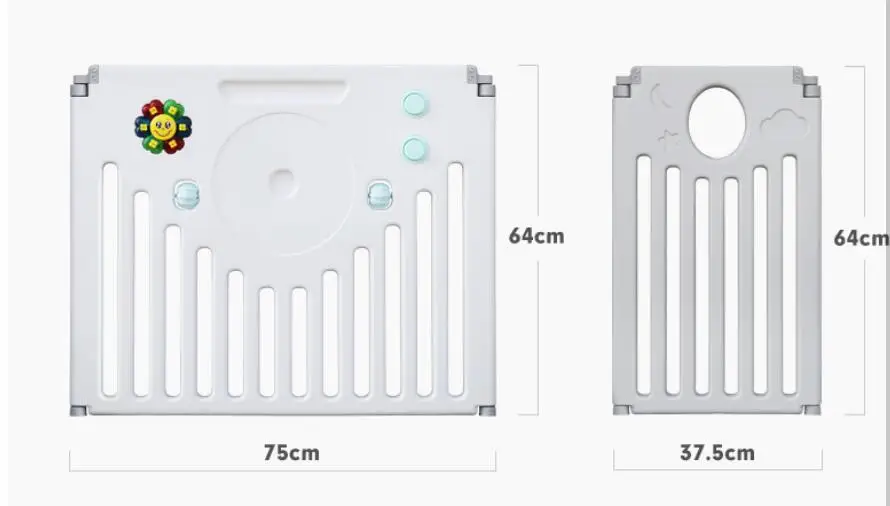 Baby Playpen Folding Arena 64CM Height