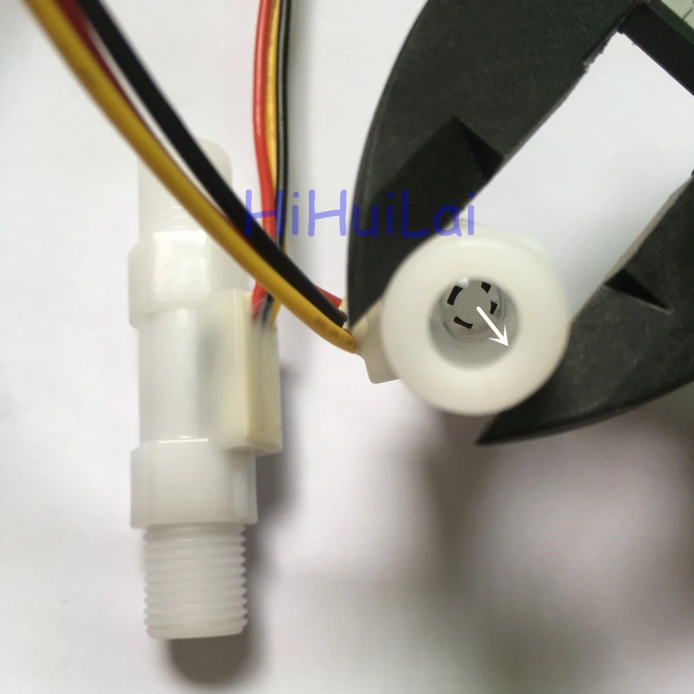 Plastic flow meter sensor turbine rotor (8)