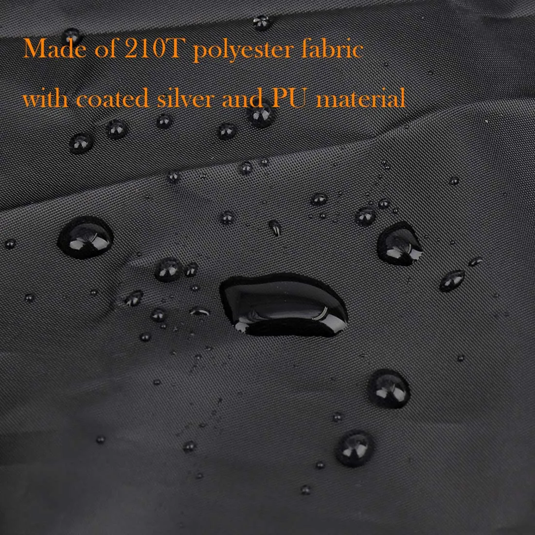X AUTOHAUX Motorcycle Half Cover 210T Universal All Season Waterproof Dustproof Rain Dust UV Protector