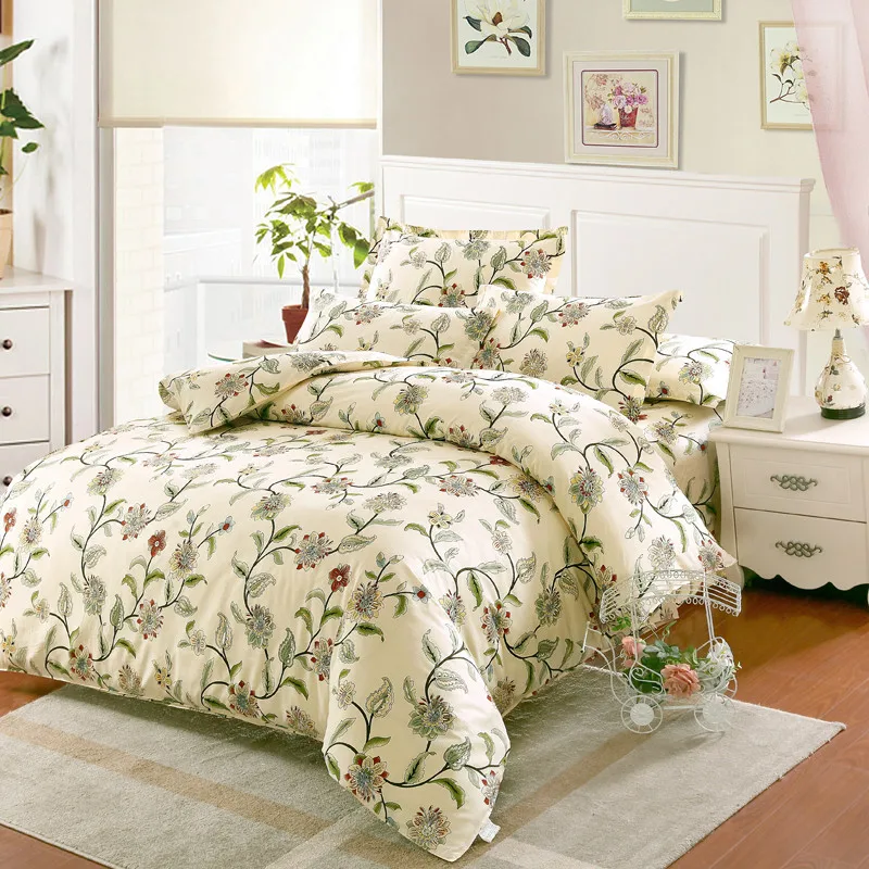 100% Cotton Bedding Sets USA twin full Queen king Size