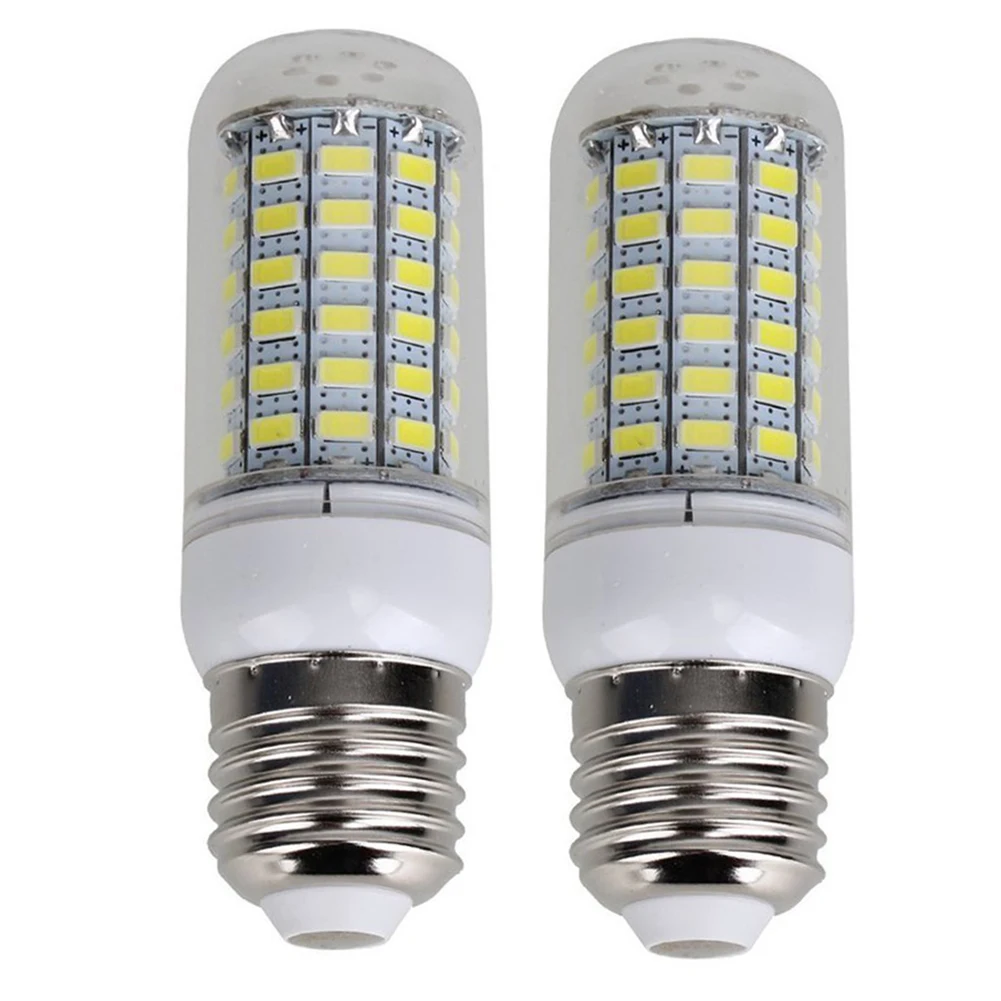 2 шт энергосберегающие лампы E27 220 V 69 SMD 5730 1500LM 6000-6500 K светодиодный кукурузы огни