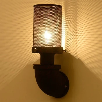 

American style rural industrial wind wall lamps balcony bar restaurant clothing store decorated wall lights ZA622 ZL184 YM