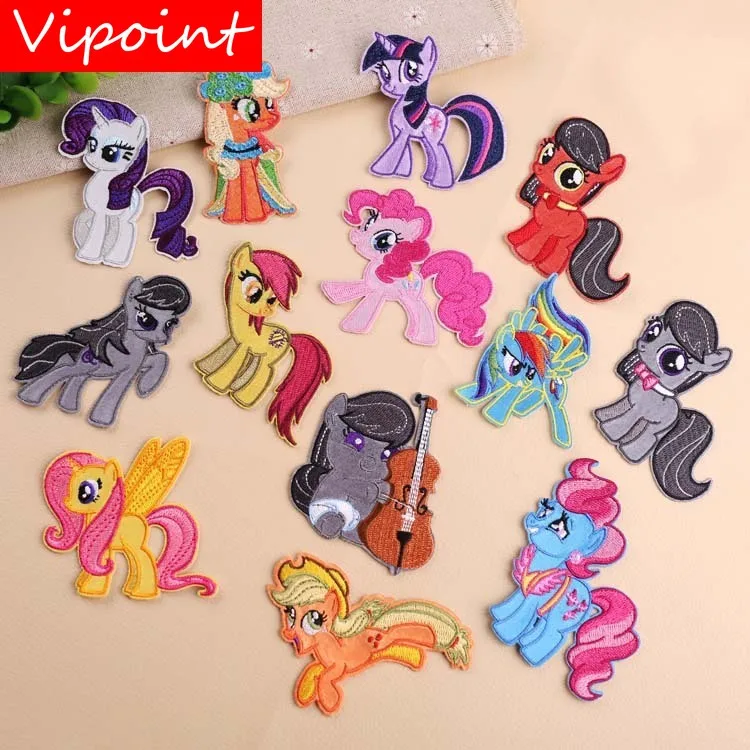 

VIPOINT embroidery horse patches cartoon patches badges applique patches for clothing YX-71