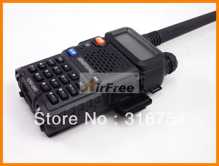 BAOFENG UV-5R двухдиапазонный 136-174/400-520 МГц двухдиапазонный с бесплатным наушником PTT