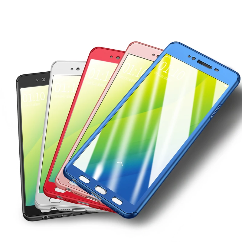 360 Полное покрытие корпус закаленное стекло для OPPO F1S F5 F7 A59 A73 A83 R15 Pro