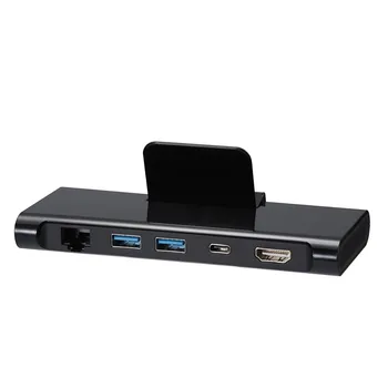 

HDMI Gigabit Network Port Adapter Chargers Adapter Bracket For Samsung S8/S9 USB3.0 Type-C To HDMI Network Port Adapter #LR4