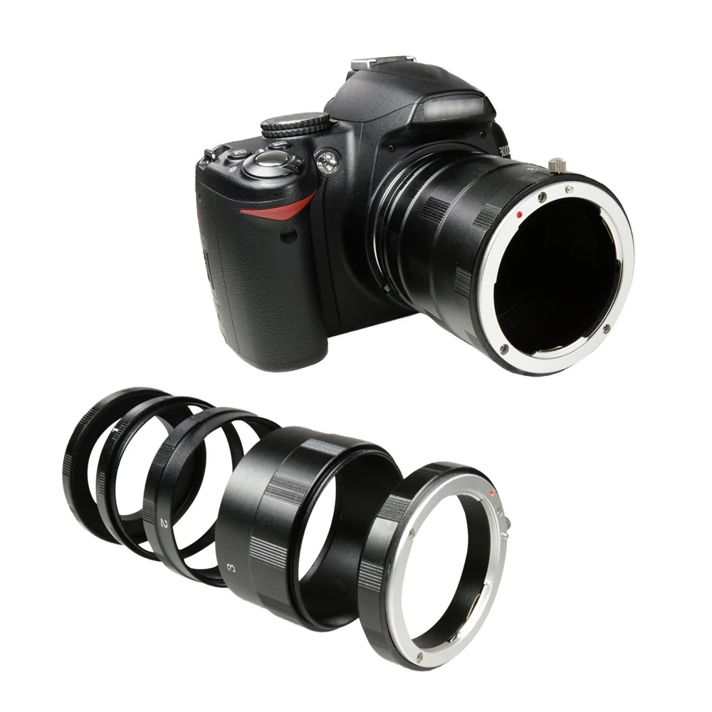 Макроудлинительный адаптер Трубное кольцо для Nikon F Mount D3200 D3300 D3400 D5200 D5300 D7500 D5500 D90