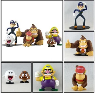 HOT Mario Toy doll 1Set=6pcs PVC Super Bros Action Figures youshi mario Gift OPP retail | Игрушки и хобби
