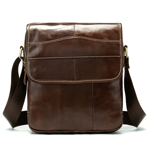 MVA, мужская сумка из натуральной кожи для мужчин, винтажные сумки через плечо, мужская сумка-мессенджер, мужская кожаная сумка для ipad, мужские сумки 1121 - Цвет: 1121oilcoffee
