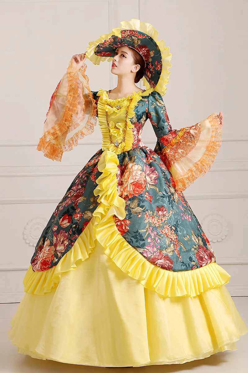 Medieval Yellow Dress