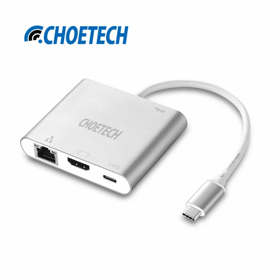 imágenes para C Adaptador Multipuerto USB, Hub USB 3.1 Tipo C (Thunderbolt 3 Compatible) al Adaptador de HDMI con Ethernet para MacBook Chromebook Pixel imágenes para C Adaptador Multipuerto USB, Hub USB 3.1 Tipo C (Thunderbolt 3 Compatible) al Adaptador de HDMI con Ethernet para MacBook Chromebook Pixel