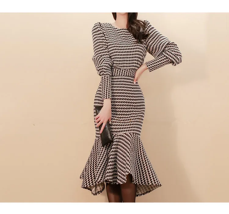 

OL Work Striped Office Lady Dress Suits 2 Two Piece Sets Elegant Women Blazer Jacket + Fashion Sheath Dresses