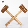 WUTA 1 Pcs Rawhide-head Mallet Leather Hammer Stamping Jewelry Leather Worker Craft Tool Good buffering capacity 48mm 1-7/8