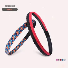 Головные повязки для йоги повязка на голову противоскользящая эластичная резинка Sweatband футбол Йога Бег езда на велосипеде спортивная повязка на голову Hairband Новинка