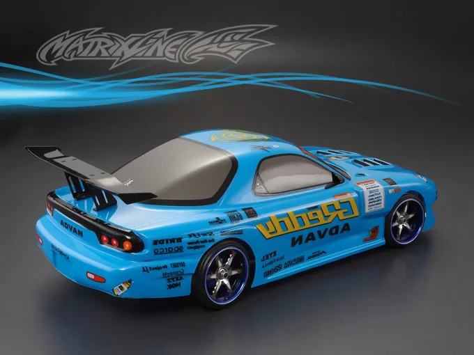 1 комплект MAZDA RX7 1/10 1:10 RC PC корпус 195 ширина прозрачный чистый Без окрашивания Дрифт корпус RC hsp hpi trax Tamiya