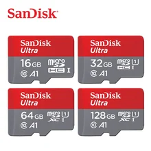 Карта памяти micro sd SanDisk 16 ГБ 32 ГБ 64 Гб 128 Гб MicroSD Max 80 м/с Uitra C10 TF карта C4 8G cartao de memoria