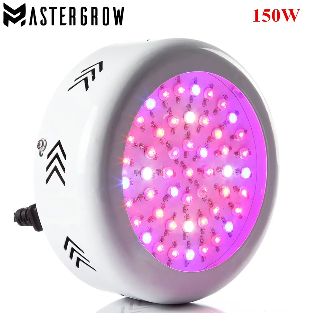 

MasterGrow UFO 150W Full Spectrum LED Grow light LED Lamp UV IR Grow Tent Lighting For Flowering Plant and Hydroponics Grow box