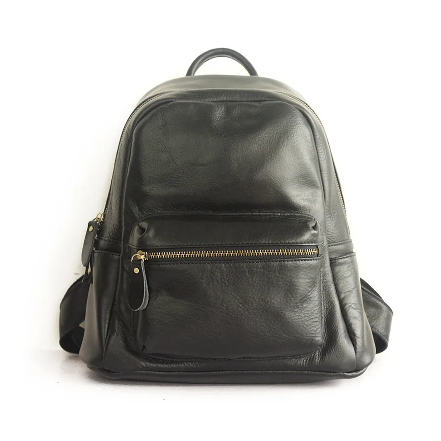 

Light Luxury Brand New Ladies First Layer Leather Backpack Casual Simple Fashion Trend Versatile Shoulder Bag
