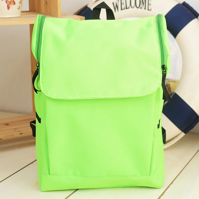 2013 candy color bags backpack student school bag small fresh green |
