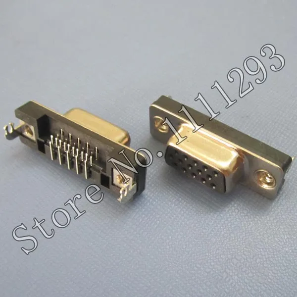 

5pcs/lot VGA Jack Connector D-SUB 15P F R/A DIP for Lenovo IdeaPad Y450 etc Laptop CRT PORT
