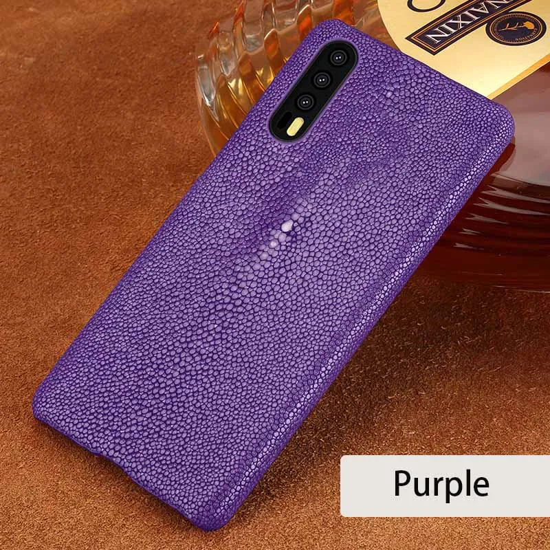 Чехол для телефона huawei P20 P30 P10 P8 mate 20 10 Lite 9 Pro Thai Pearl Fish Stingray Shining Precious Honor 8X Max V20 - Цвет: Фиолетовый