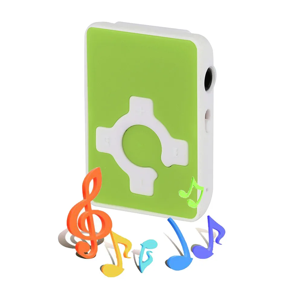 2018 горячий клип USB мини Mp3 музыкальный медиаплеер Поддержка 32 Гб микро TF карта и