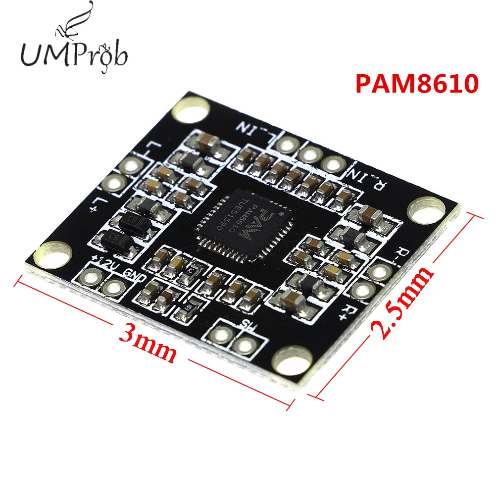 

PAM8610 2x15W Amplifier Board Digital Two-Channel Stereo Power Amplifier Board