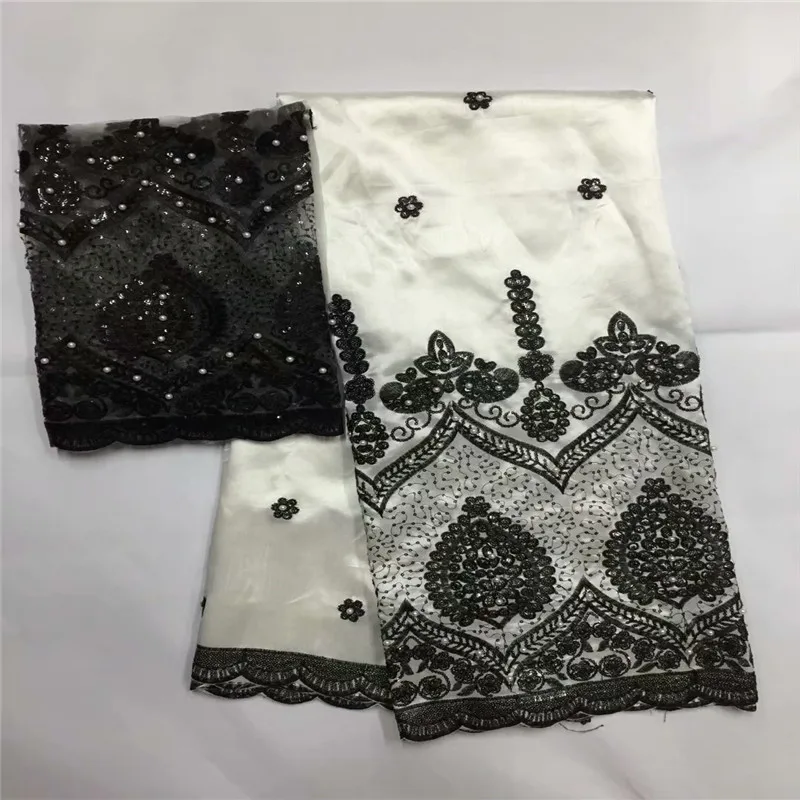 

LX!African Lace Fabrics French Lace Fabric, 2017 High Quality Sequins George Lace Fabric ! J92351