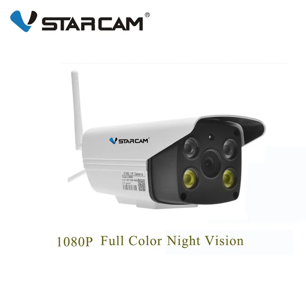 

Vstarcam C18S 1080P Wifi IP Camera Onvif 2 MP Outdoor Weatherproof IR Full Color Night Vision Security Video Surveillance Camera