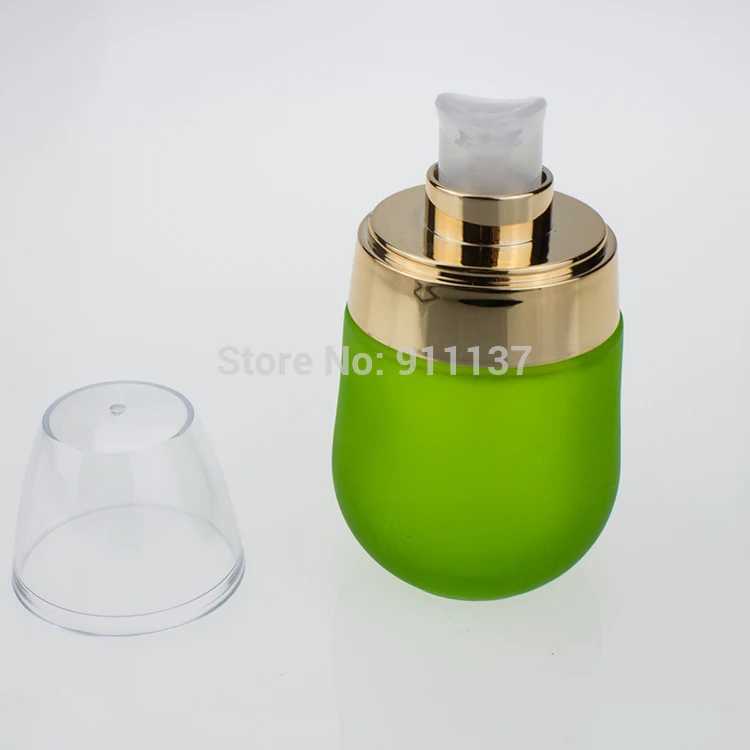 100 шт. стекло контейнеров для косметики, Зеленый 30 мл стекла крем для бутылок, зеленый стеклянных бутылок поставщиков