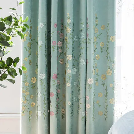 Синели современный минималистский Nordic тиснением вышитые шторы окна гостиной спальня занавес