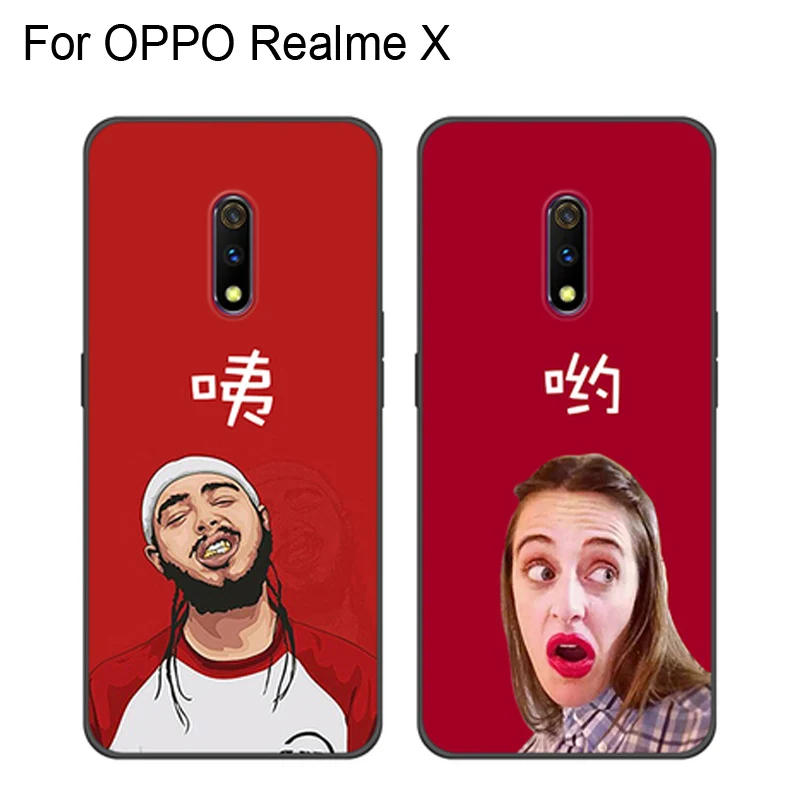 

Casing For OPPO Realme X Silicone Soft Shell Back Cover For OPPO RealmeX Cute Cartoon Patterned Phone Cases RealmeX Coque Shell