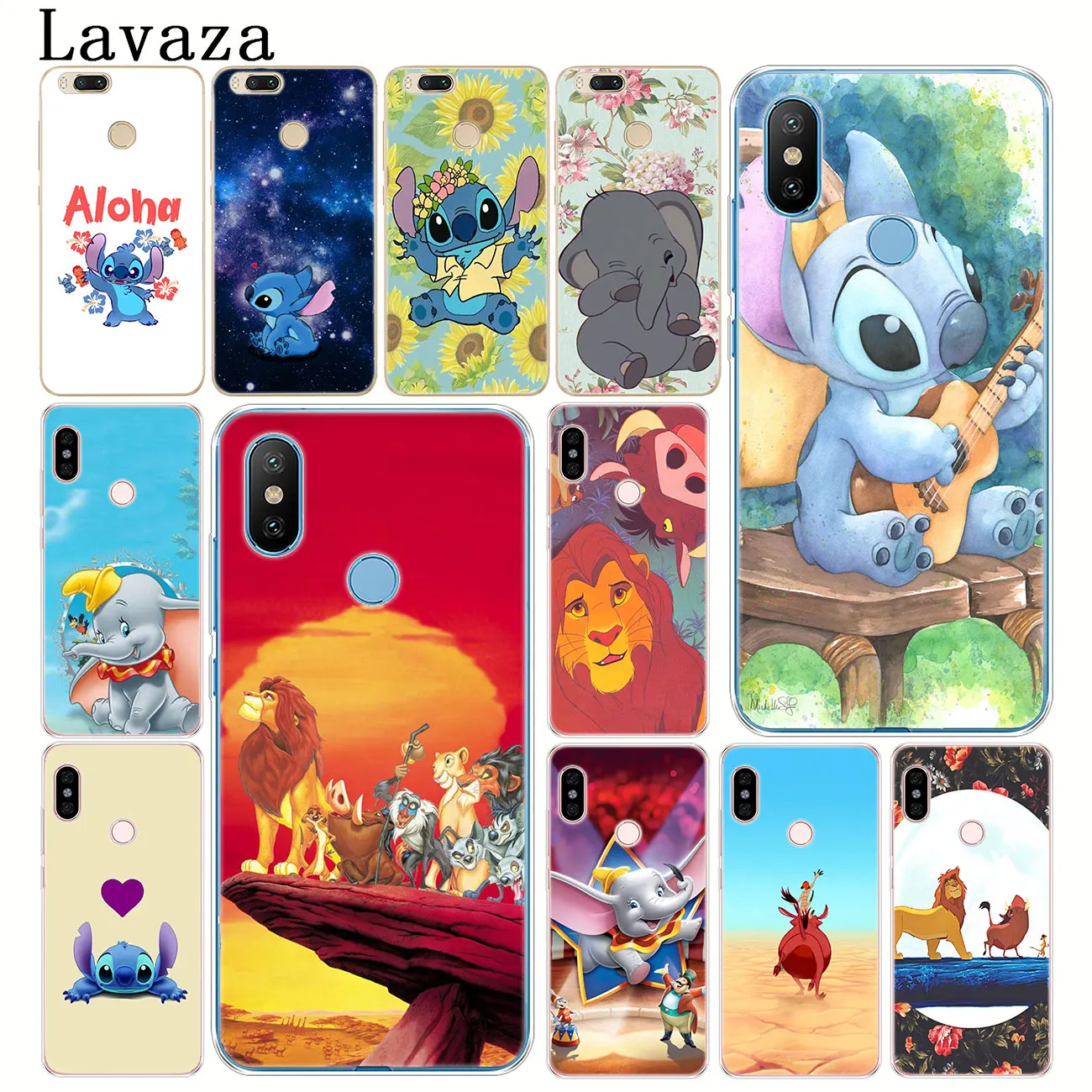 

Lavaza Lilo Stitch The lion king Dumbo Hard Phone Case for Xiaomi Redmi k20 7A 6A 4A Note 7 5 6 Pro 4 4X Plus Cover
