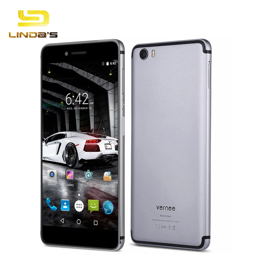 Оригинальный vernee Mars мобильного телефона helio P10 5.5 дюймов fhd Экран 4 г Оперативная