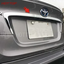 Auto posteriore tronco trim portellone trim per Toyota C-HR CHR 2017 abs chrome 1 pz car styling