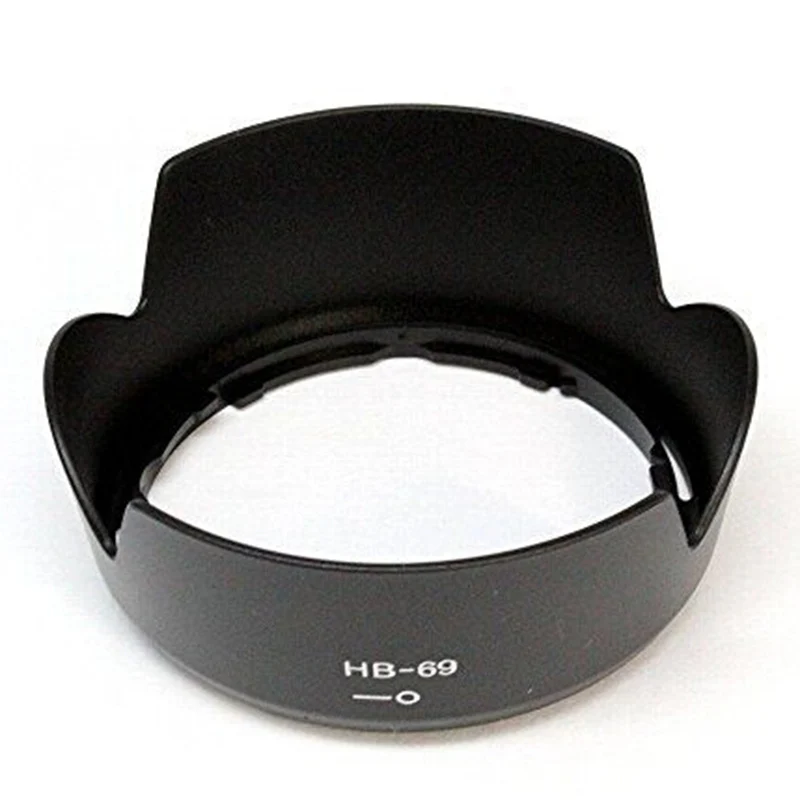 Бленда объектива Foleto HB69 для Nikkor Nikkon D3200 D5200 D5300 HB 69 DX 18 55 мм|lens hood|lens hood hb-6918-55mm lens |