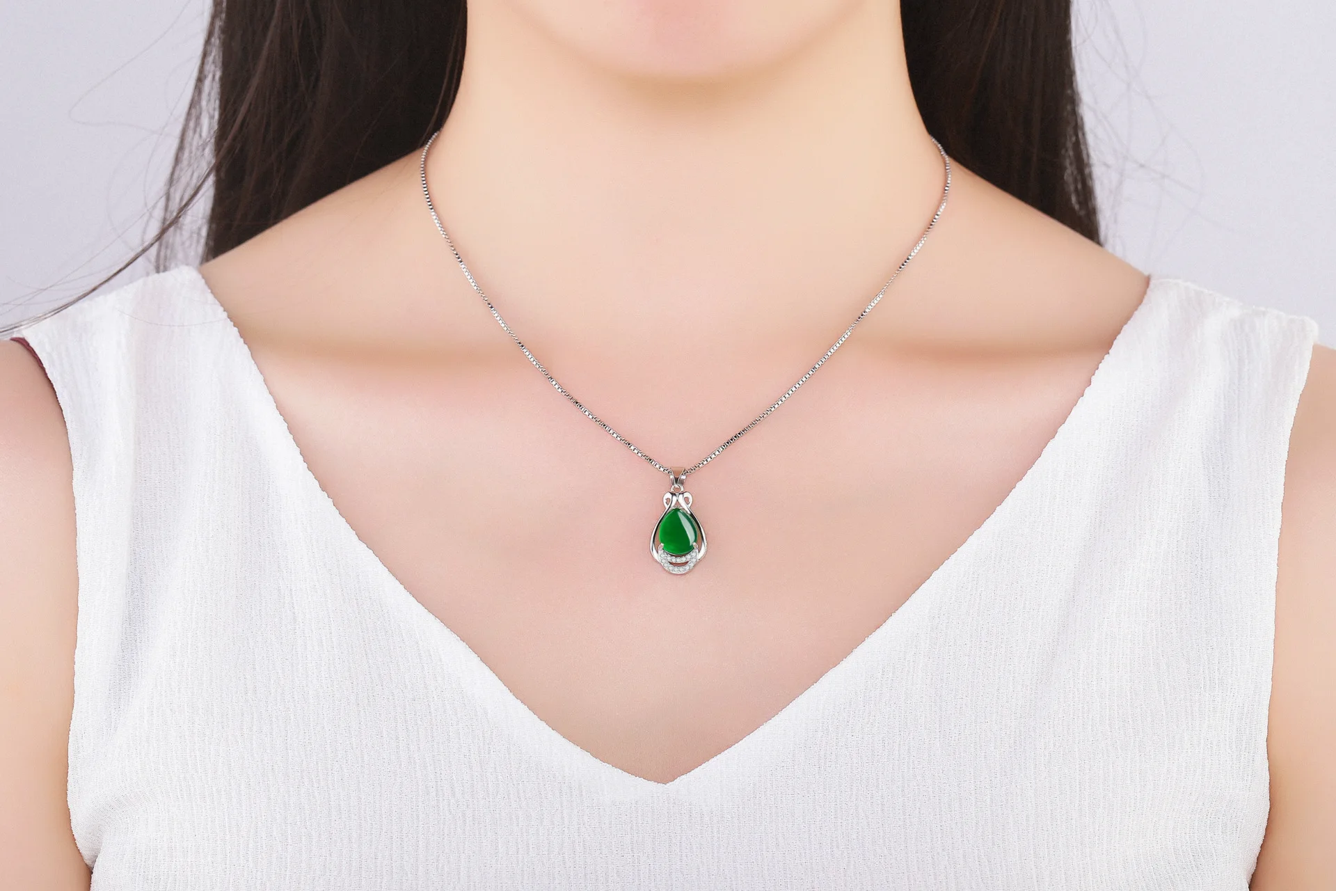 Женское Ожерелье с кулоном инкрустацией стразами|pendants for women|pendants wholesalependant necklace |