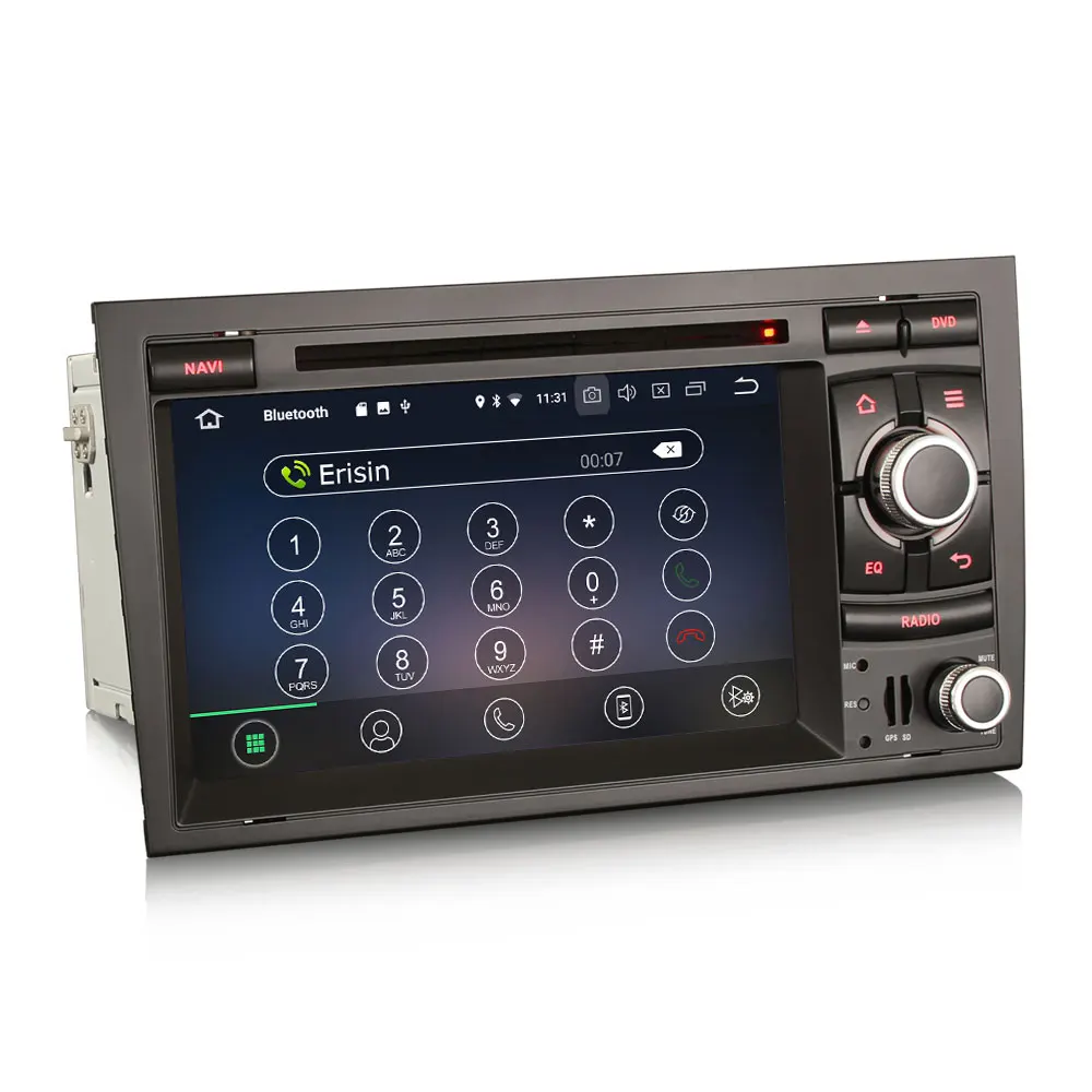 Clearance Erisin ES3974A PX30 Android 8.1 Car Multimedia Player 7" Car DVD GPS for AUDI A4 S4 RS4 B9 B7 SEAT EXEO 2